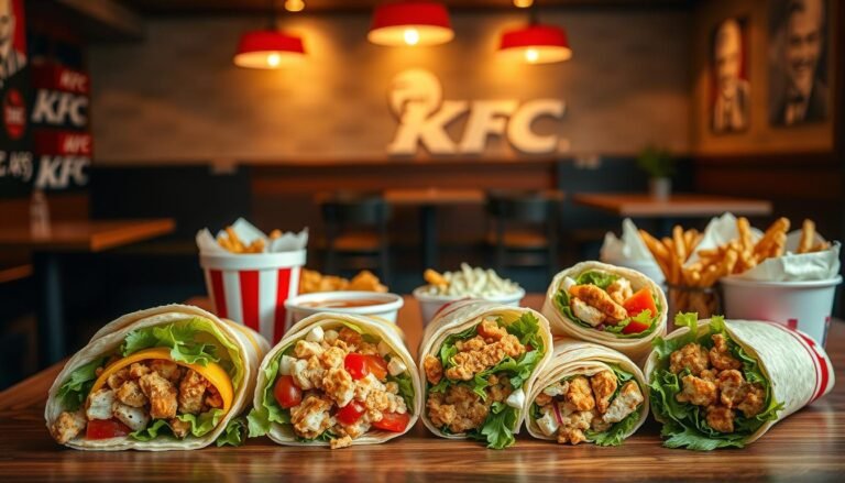 KFC Wraps Menu