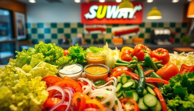 subway menu toppings