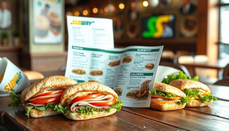 subway sandwich menu