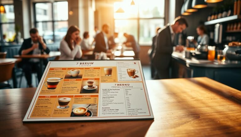 7 brew coffee menu