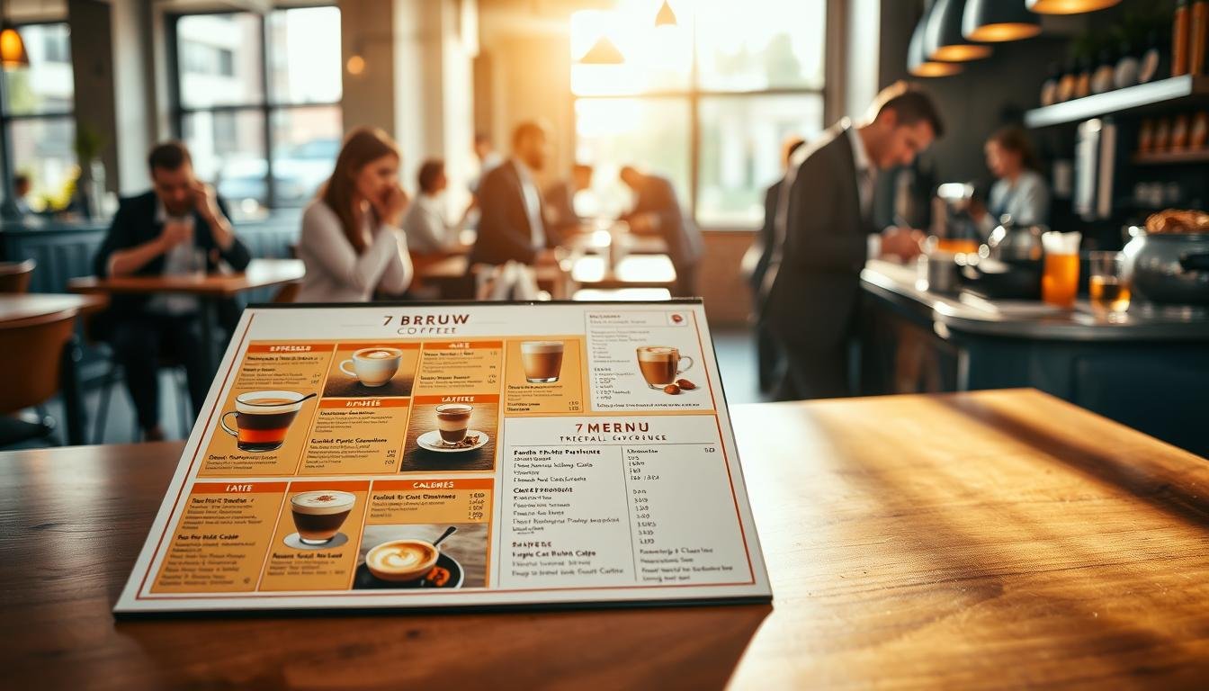 7 brew coffee menu