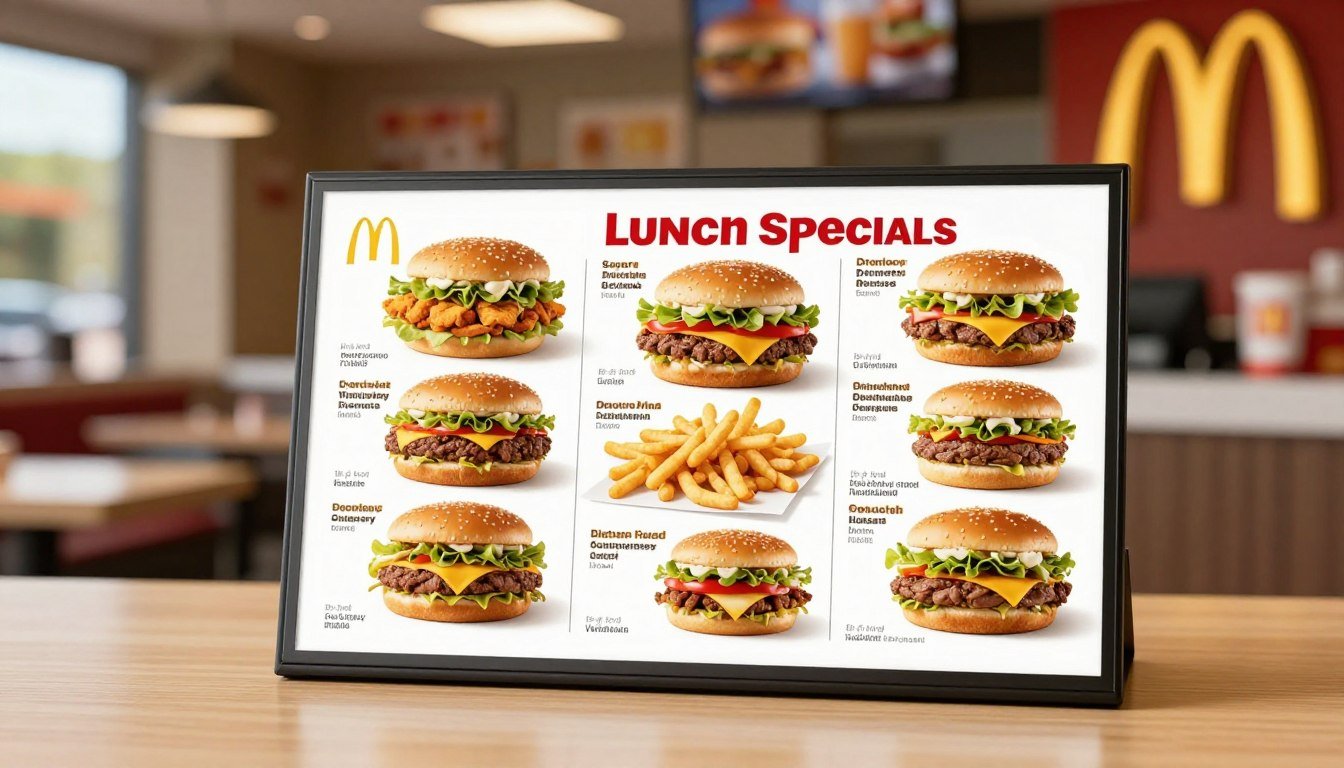 McDonald's Lunch Menu