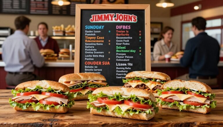 jimmy john's sandwich menu