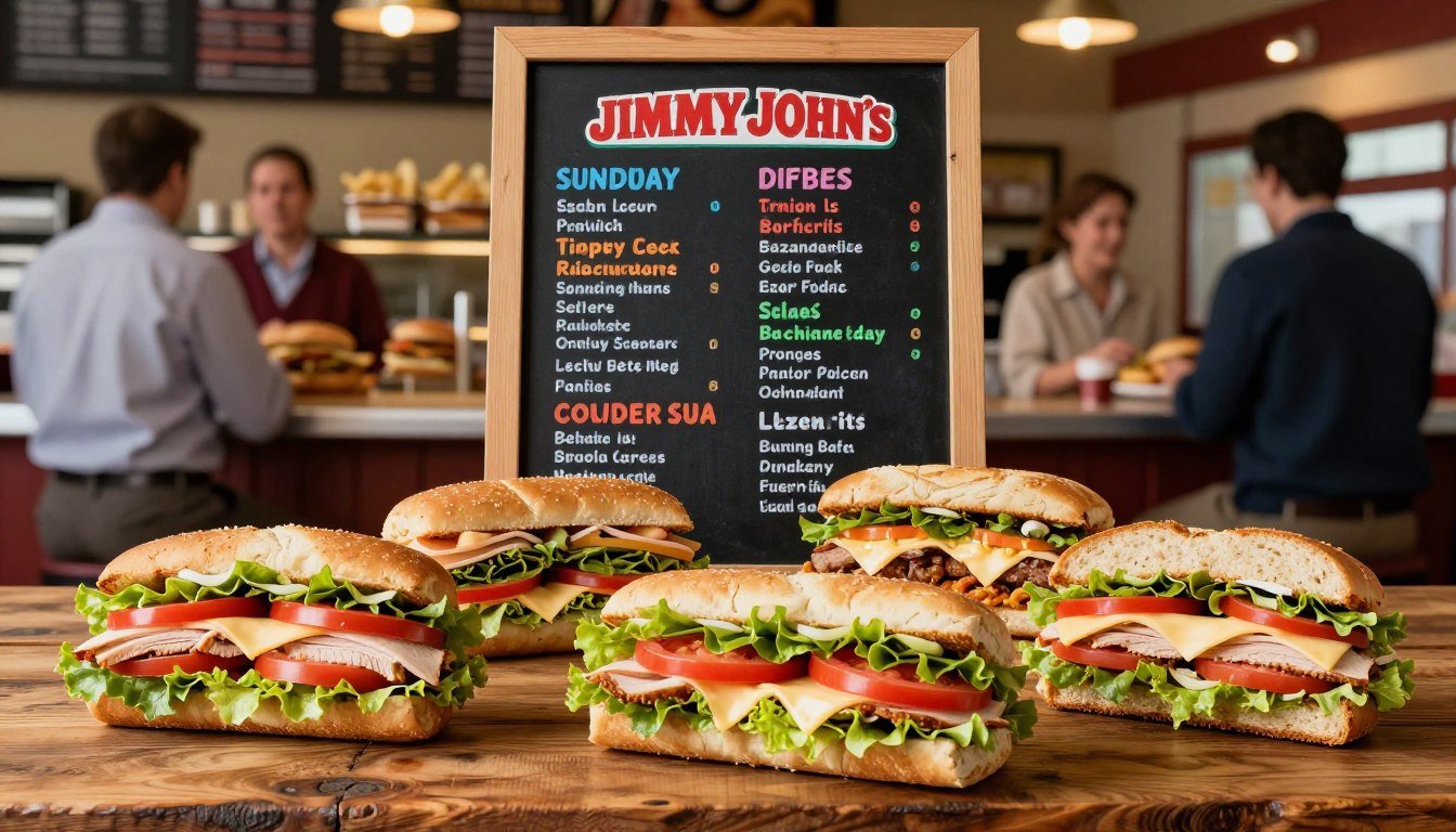 jimmy john's sandwich menu