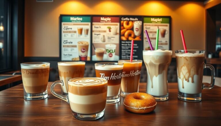 tim hortons coffee menu
