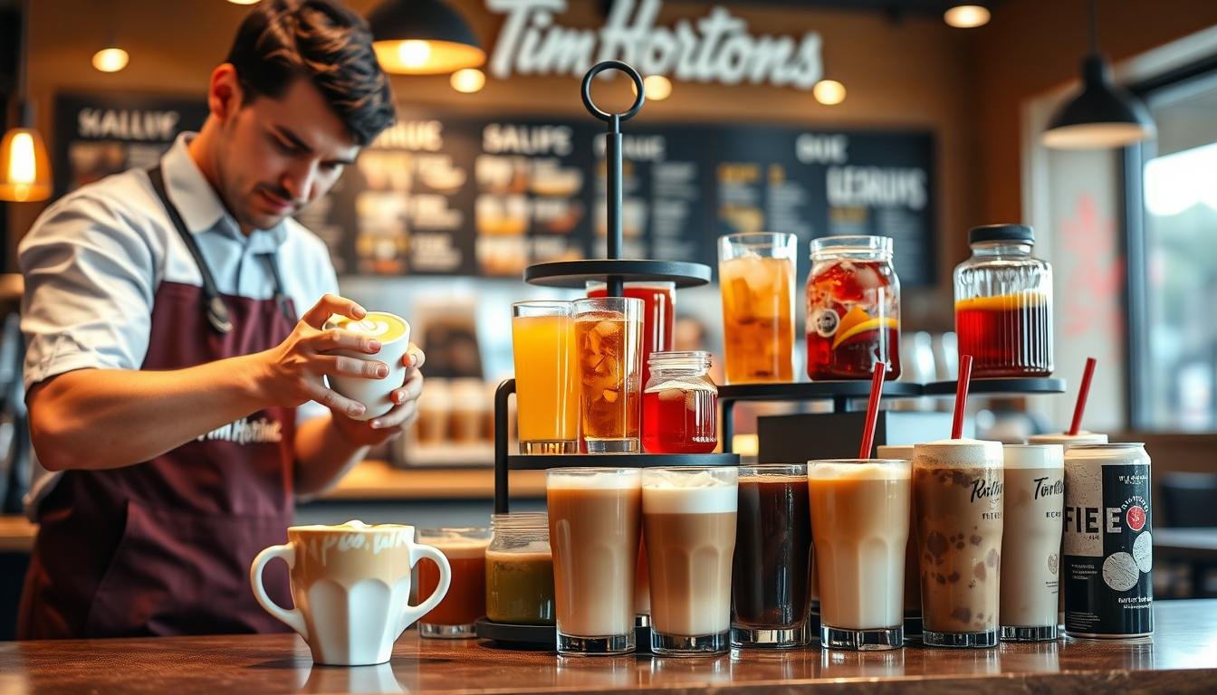 tim hortons drink menu