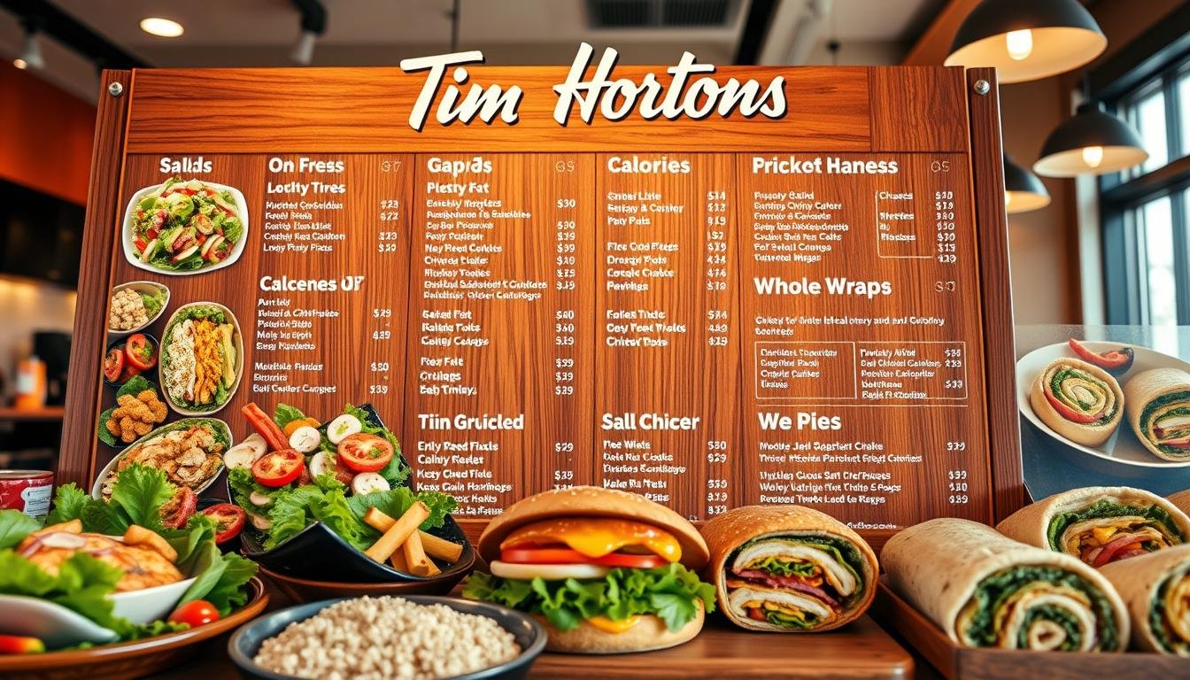 tim hortons menu